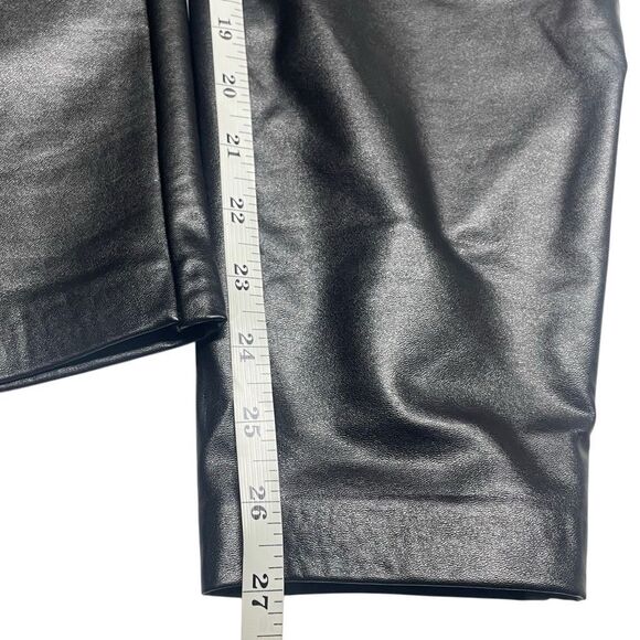 Eloquii Black Faux Leather Leggings N0469 - Picture 6 of 7